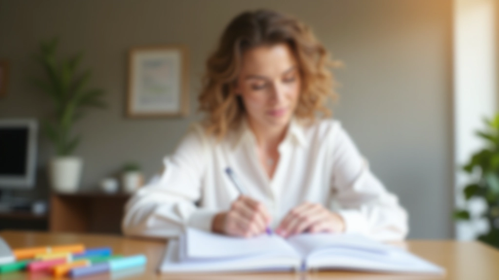 Person notiert Budget-Anpassungen in Kalender mit Markierungen und Notizen